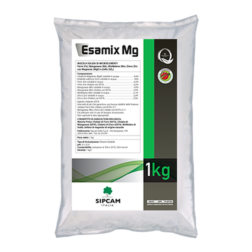 Esamix MG 1 Kg Sipcam Concime Microelementi Chelati con Magnesio Integratore per Clorosi
