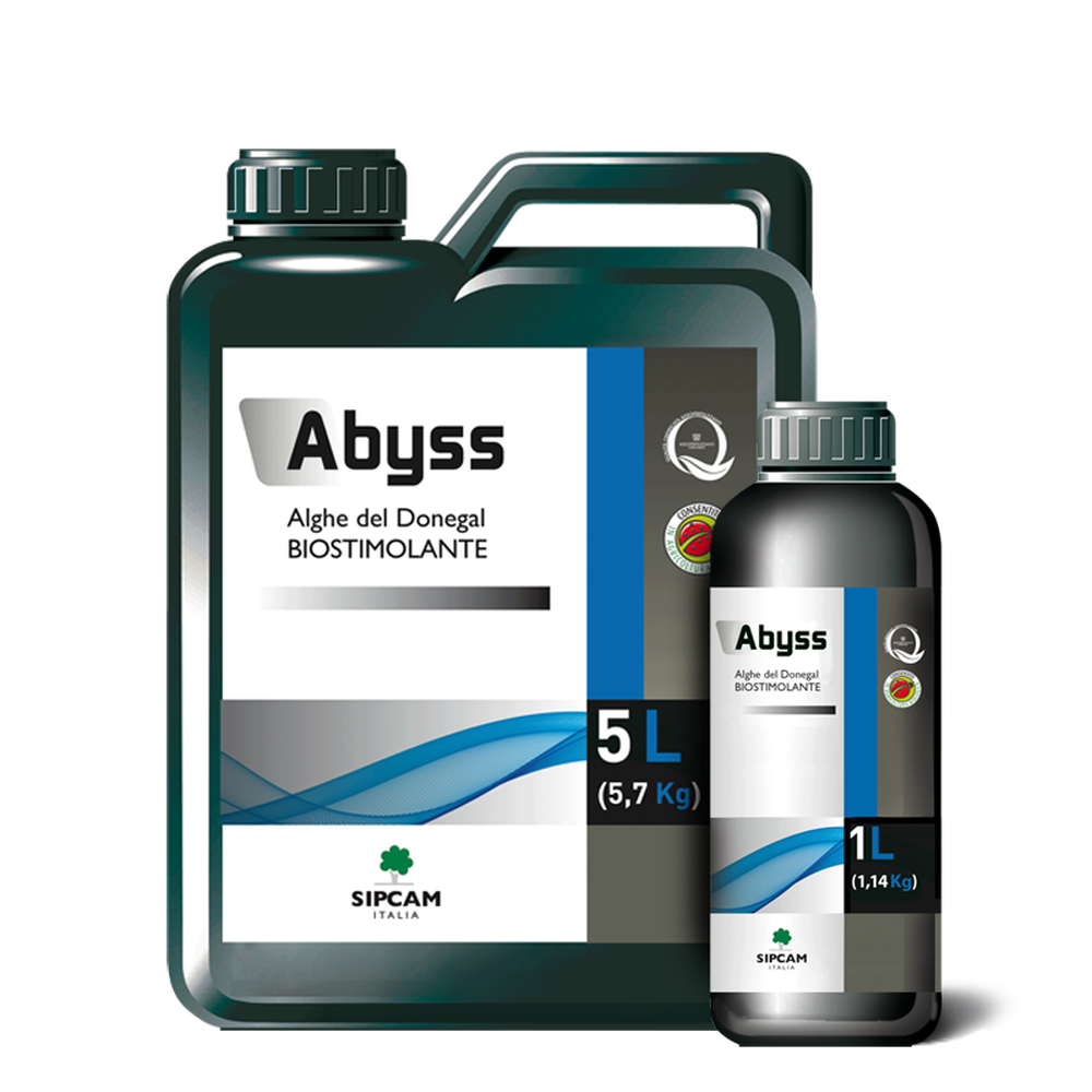 ABYSS 1 Lt Sipcam Biostimolante Ascophyllum Nodosum Fisioattivatore per Fioritura e Allegagione