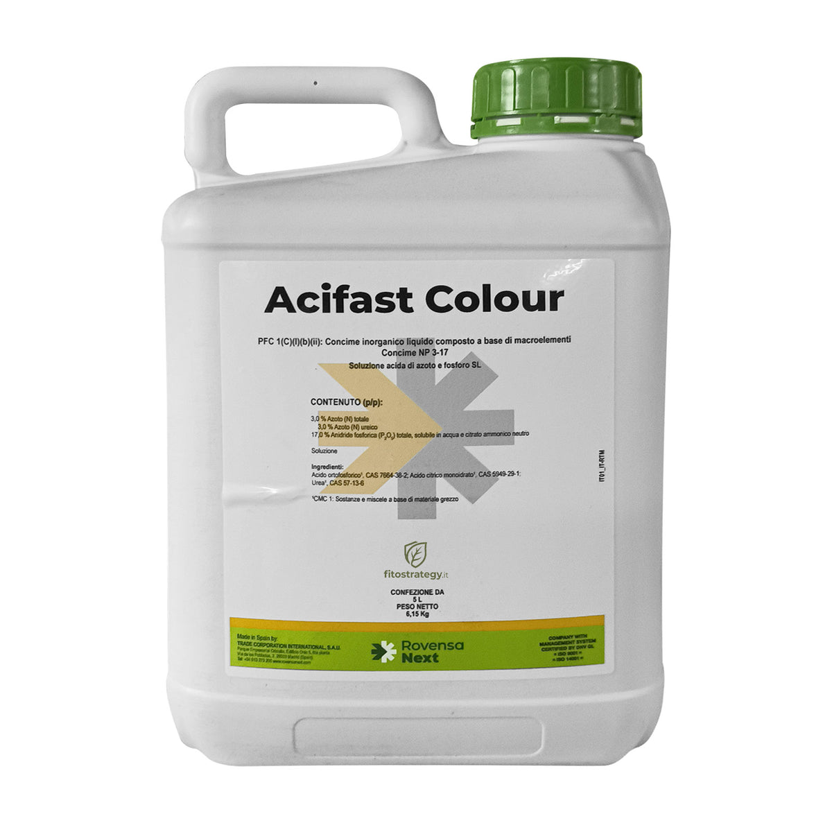 Acifast Color Concime Biostimolante Colorazione Frutti Zuccheri E Calibro 5L