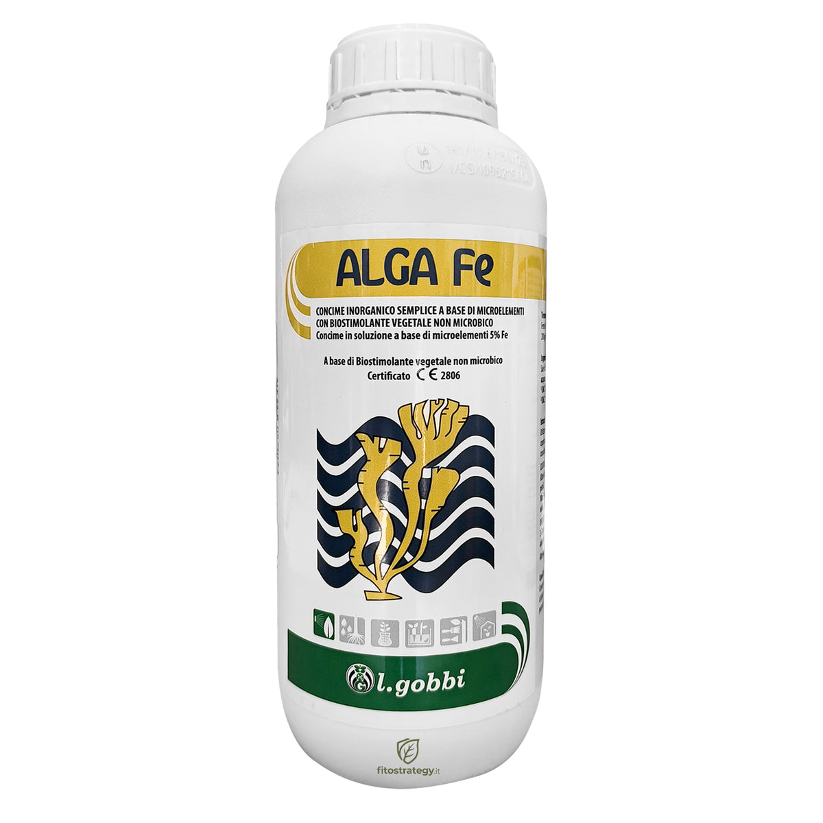 Alga-Fe L. Gobbi 1 Lt Concime Biostimolante con Alghe e Ferro Clorosi