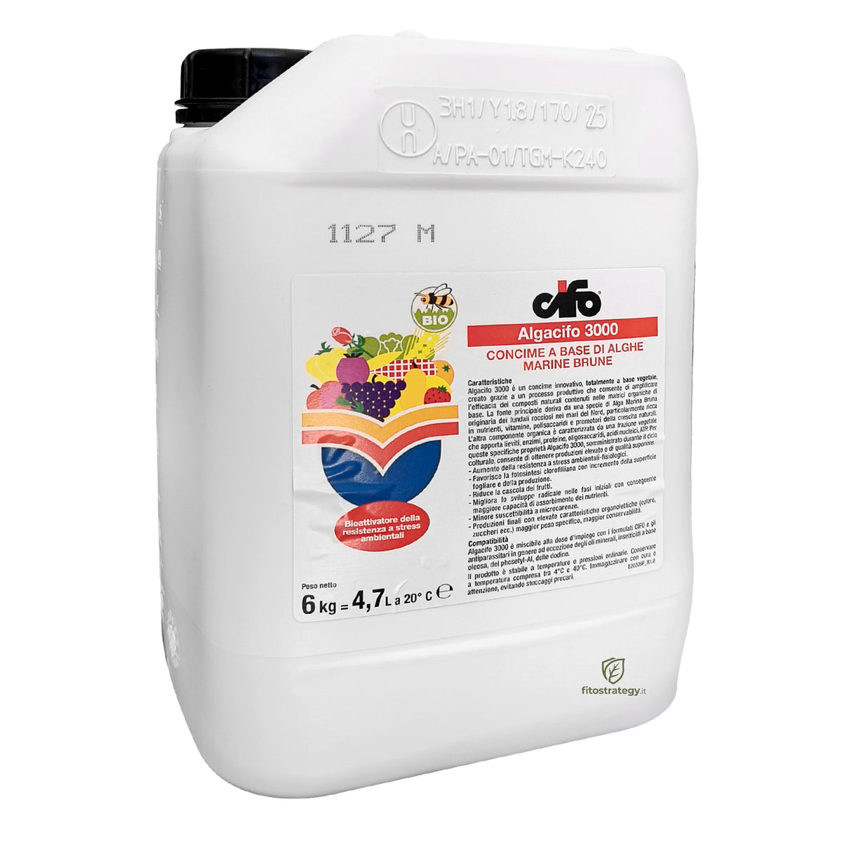 Biostimolante Algacifo 3000 6 Kg Cifo a Base di Alghe Brune per Piante