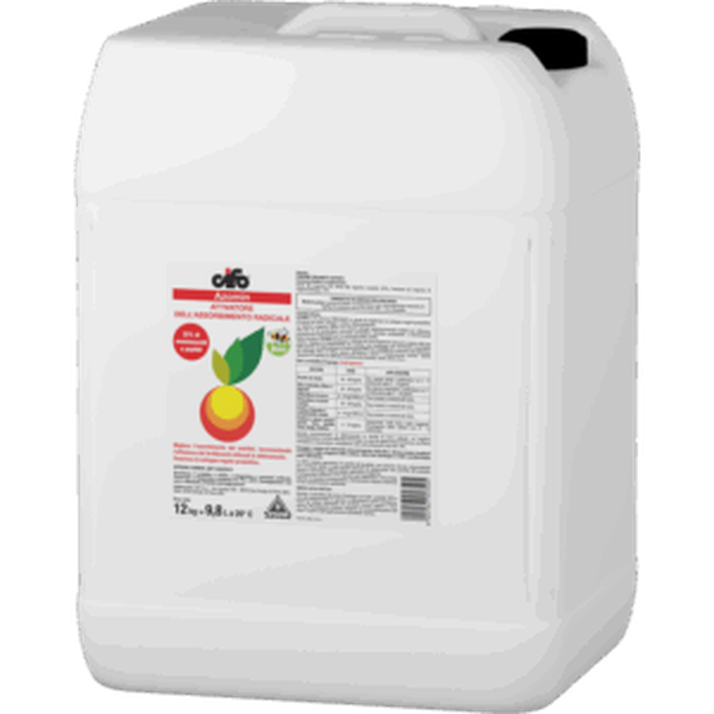 Azomin 12 Lt Cifo Concime Liquido Organico Azotato per Biostimolazione e Crescita Vegetale