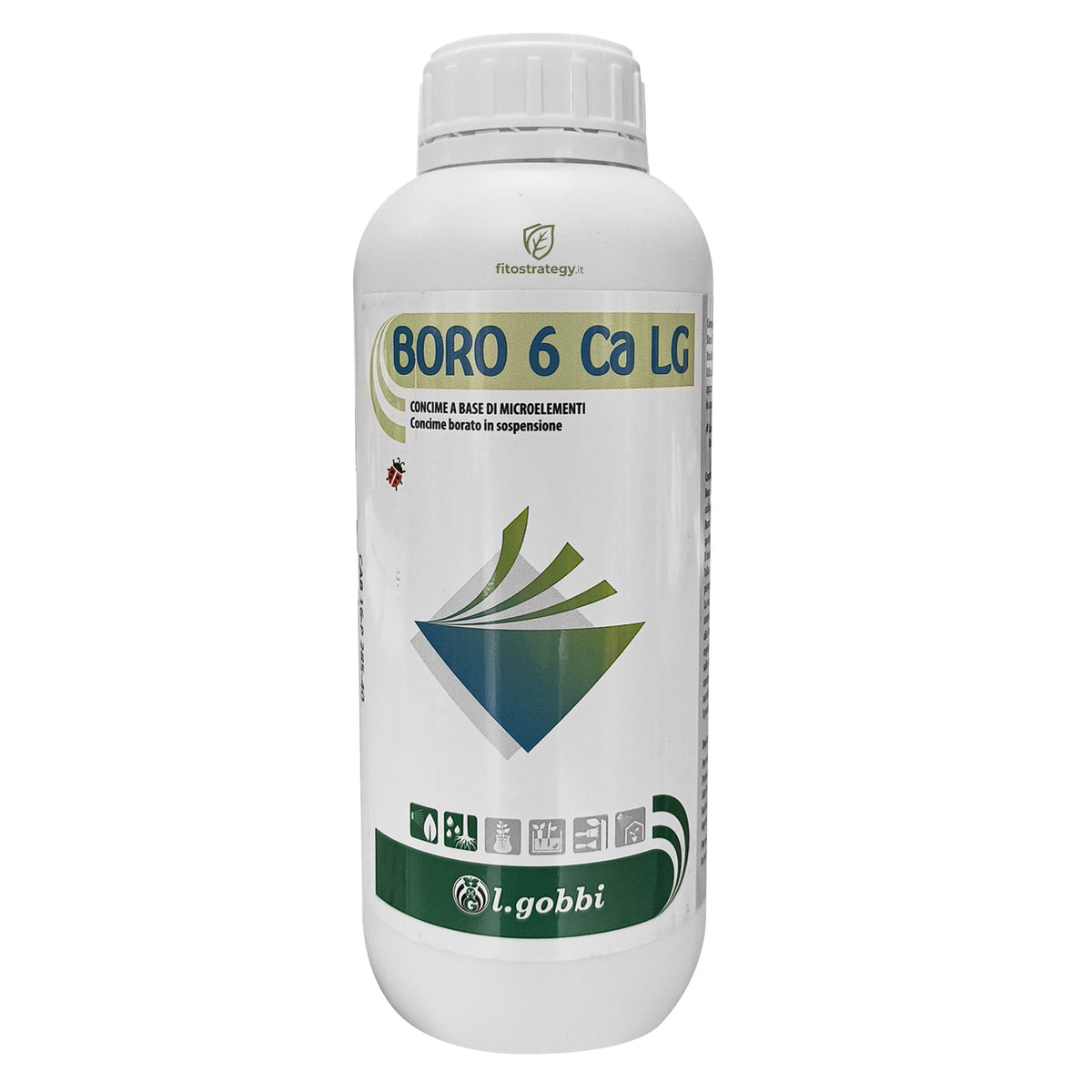 Boro 6 Ca 1 Lt LG L. Gobbi Concime Liquido con Boro e Calcio per Allegagione e Sviluppo 1 Lt