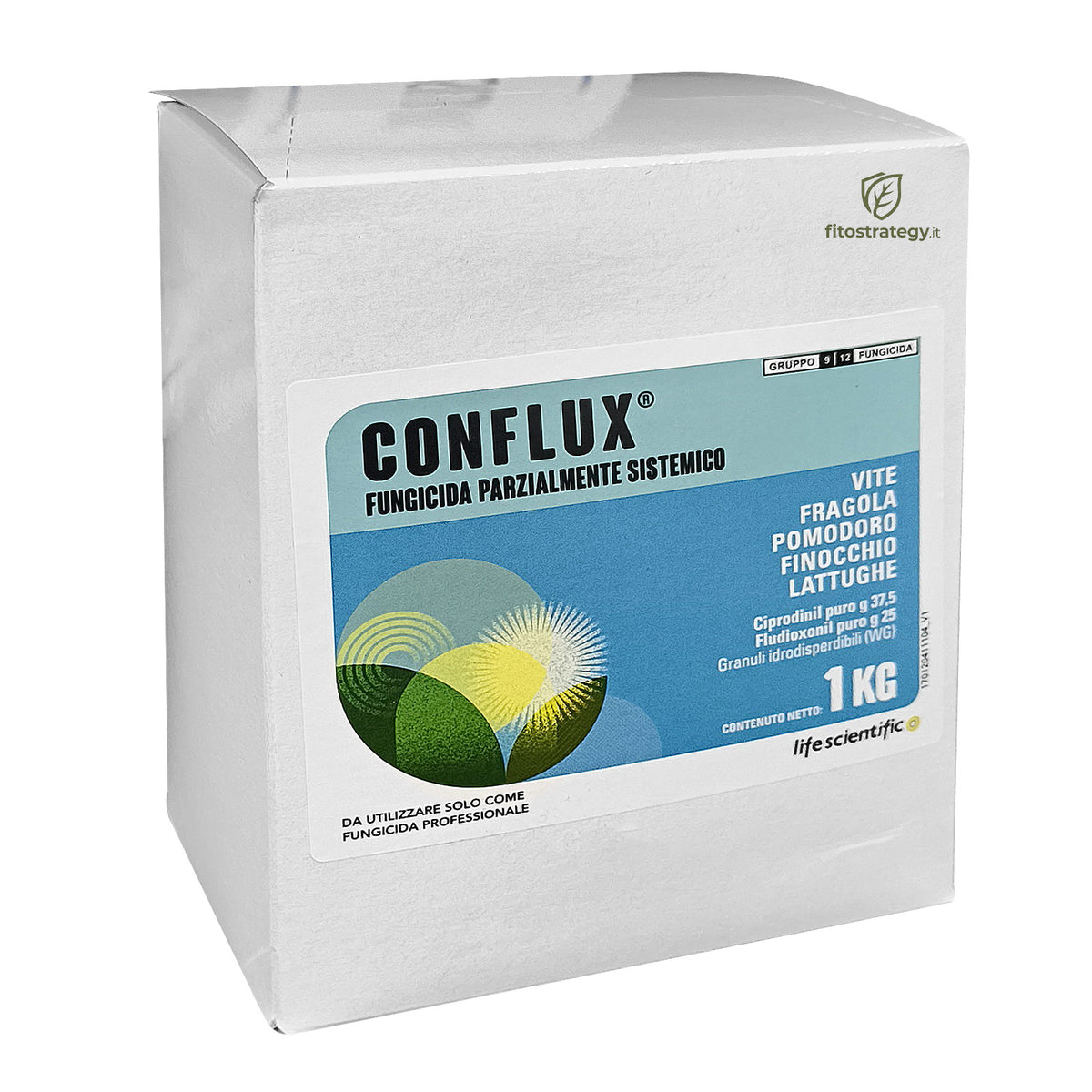 Conflux Fungicida Botrite Monilia Ciprodinil Fludioxonil Vite Frutta Orto 1 Kg
