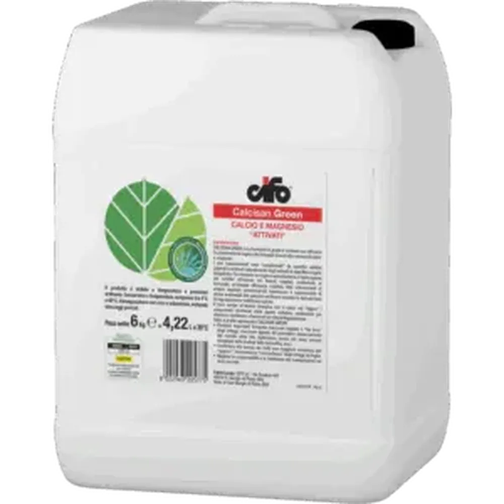 Calcisan Green 6 Kg Cifo Concime Liquido a base di Calcio e Magnesio per la Cura delle Fisiopatie