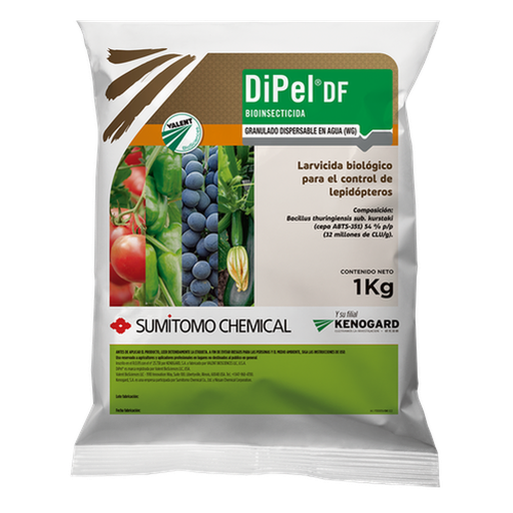 Chemical DiPel DF 1 Kg Sumitomo Insetticida biologico Bacillus thuringiensis subsp. kurstaki