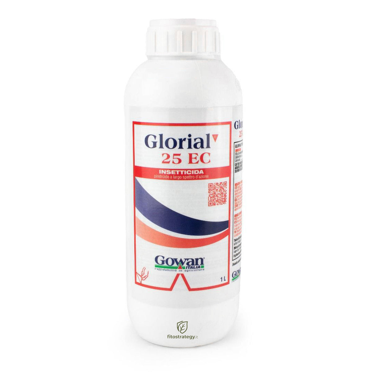 GLORIAL 25 EC 1 Lt GOWAN Insetticida Piretroide Deltametrina 25 g/l ad Ampio Spettro per Colture Arboree ed Erbacee