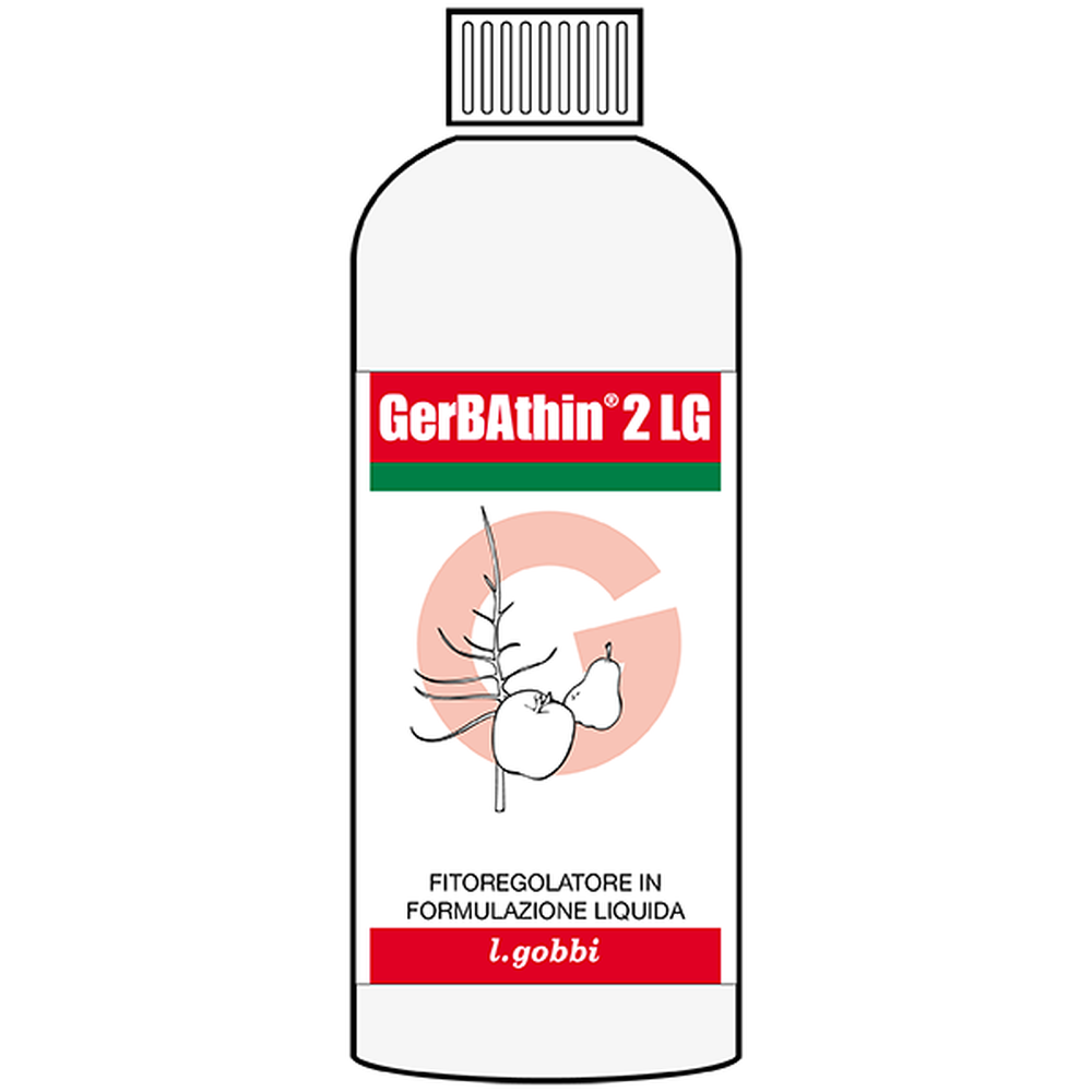 GerBAthin 2 LG 1 Lt L. Gobbi Fitoregolatore Stimolante e Diradante a base di 6-Benziladenina