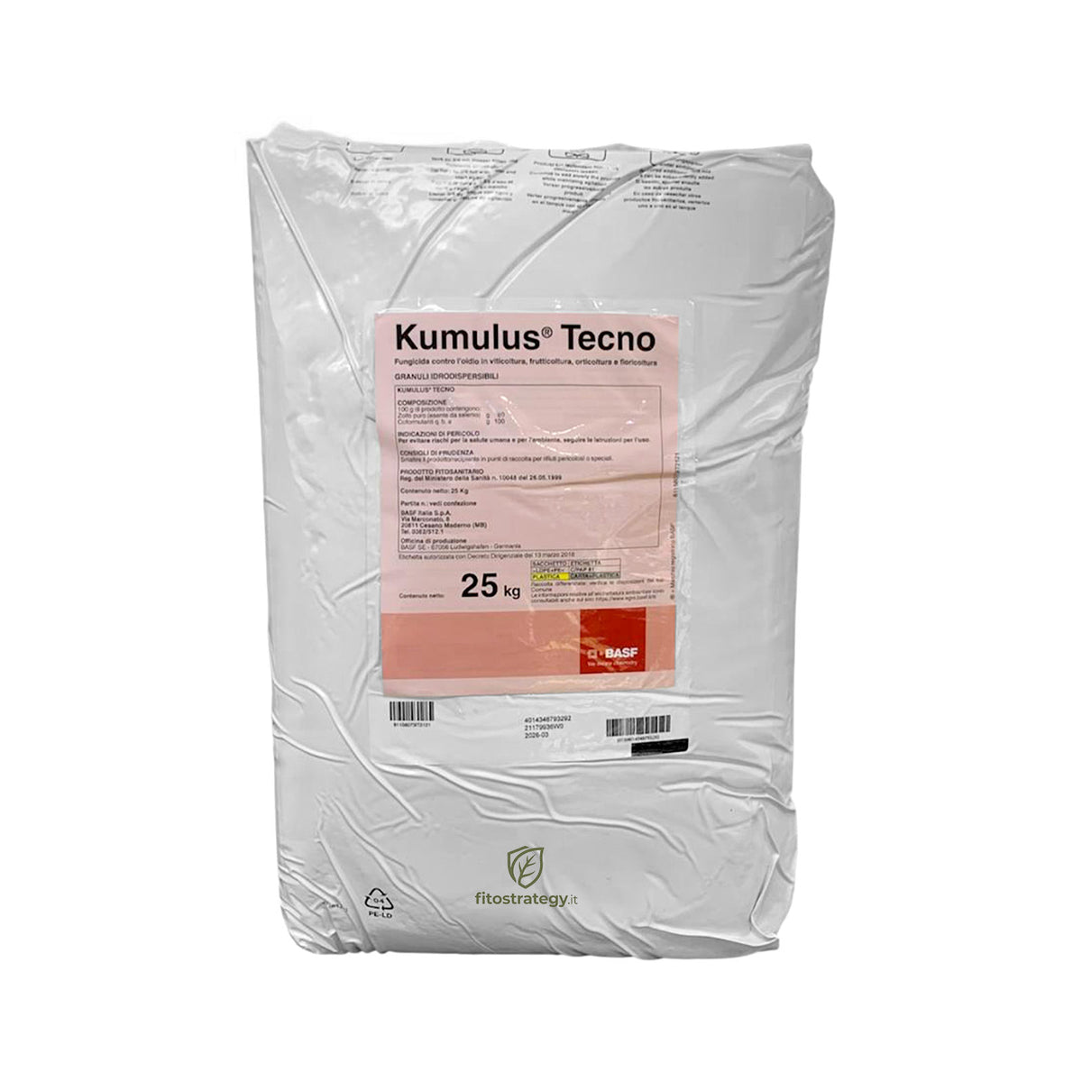 Kumulus Tecno BASF Fungicida Antioidico Professionale 25kg