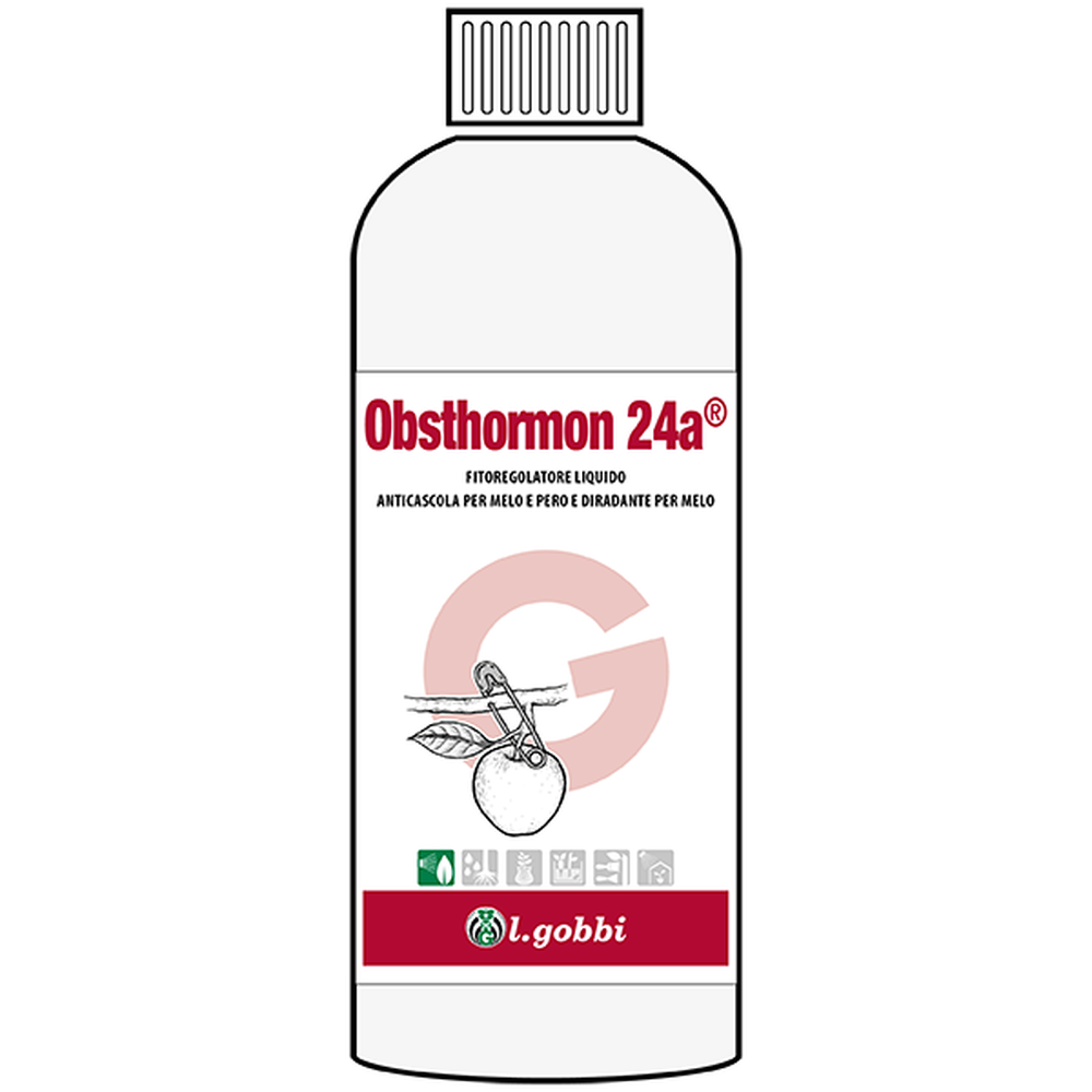 Obsthormon 24a 1 Lt L. Gobbi Fitoregolatore Anticascola e Diradante a base di NAA