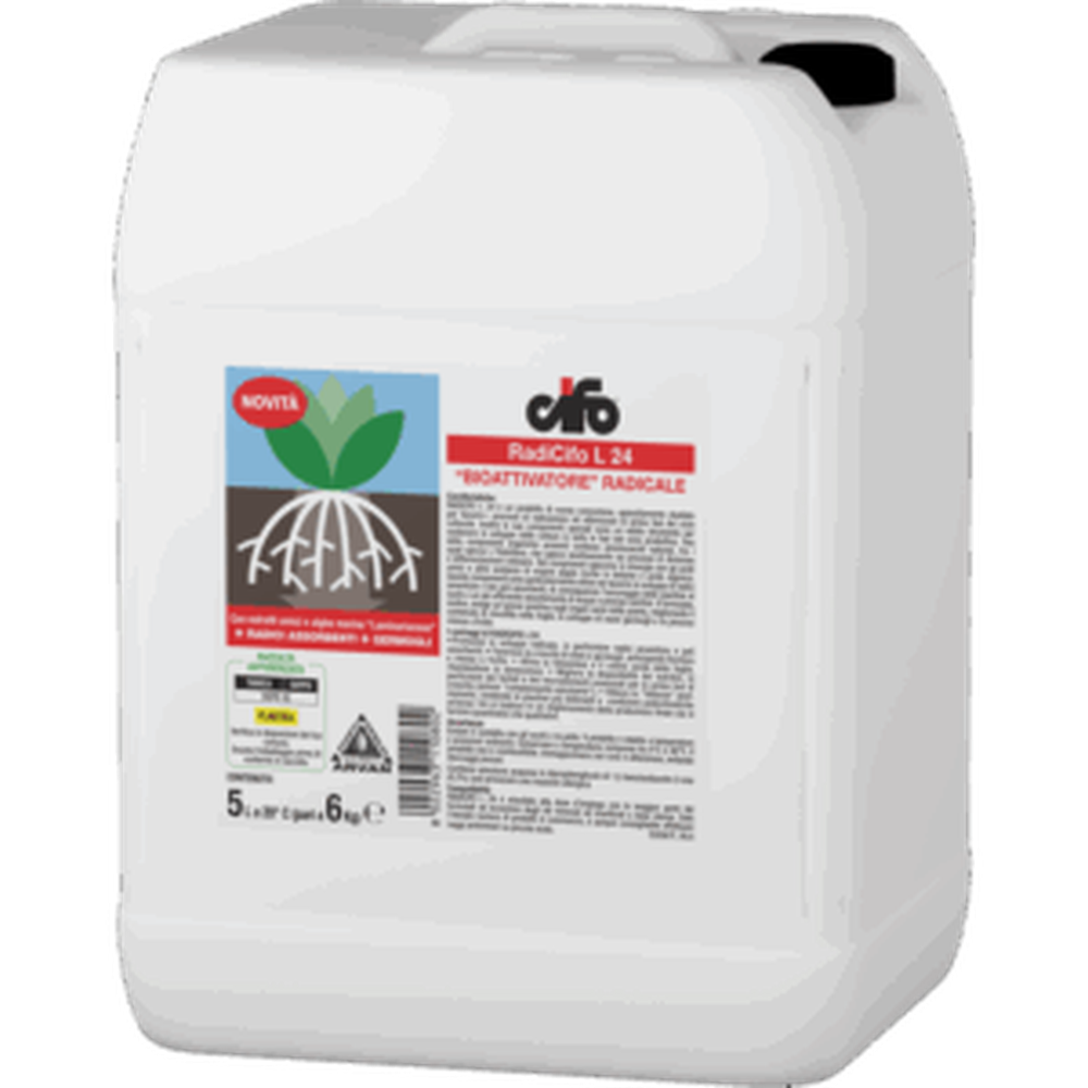 Radicifo L 24 5 Lt Cifo Concime Biostimolante Liquido per Sviluppo Apparato Radicale