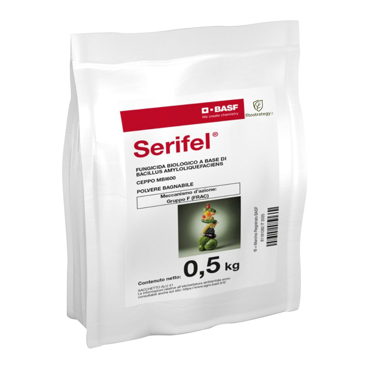Serifel® Fungicida Biologico 500g Bacillus amyloliquefaciens MB1600