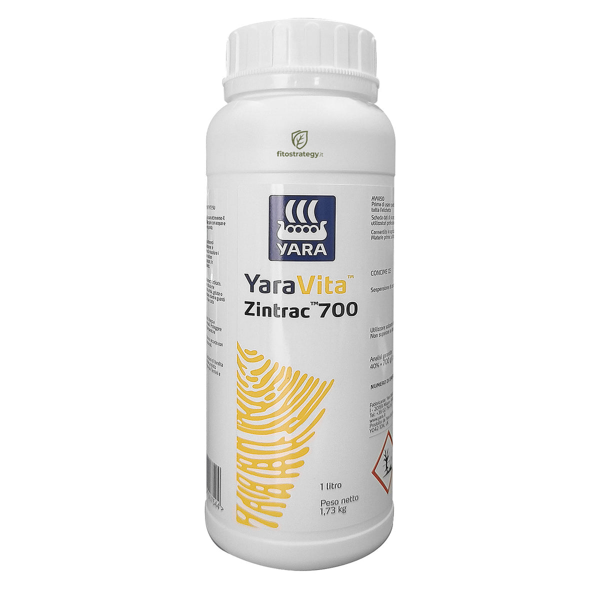 YaraVita Zintrac 1 Litro Concime Zinco Liquido Per Carenza Crescita E Mais