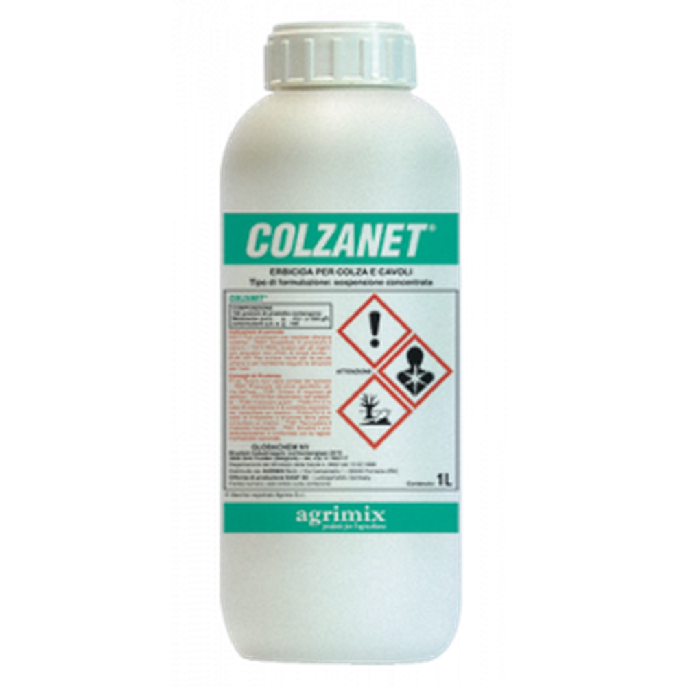 Colzanet Agrimix 1 Lt Erbicida Selettivo Metazachlor 500 g/l per Colza e Cavoli