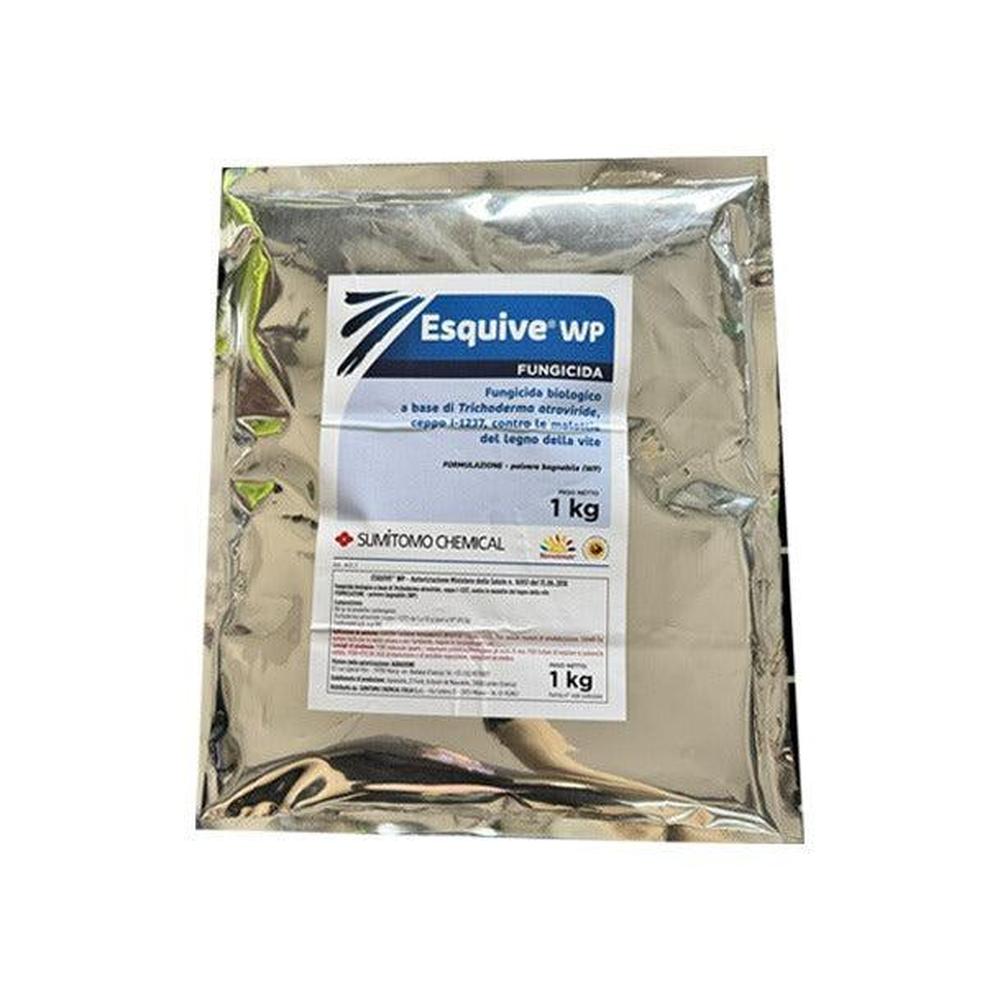 Esquive WP 1 Kg Fungicida Biologico Vite Trichoderma atroviride I-1237 Mal dell'Esca ed Eutipiosi