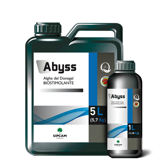 ABYSS 1 Lt Sipcam Biostimolante Ascophyllum Nodosum Fisioattivatore per Fioritura e Allegagione