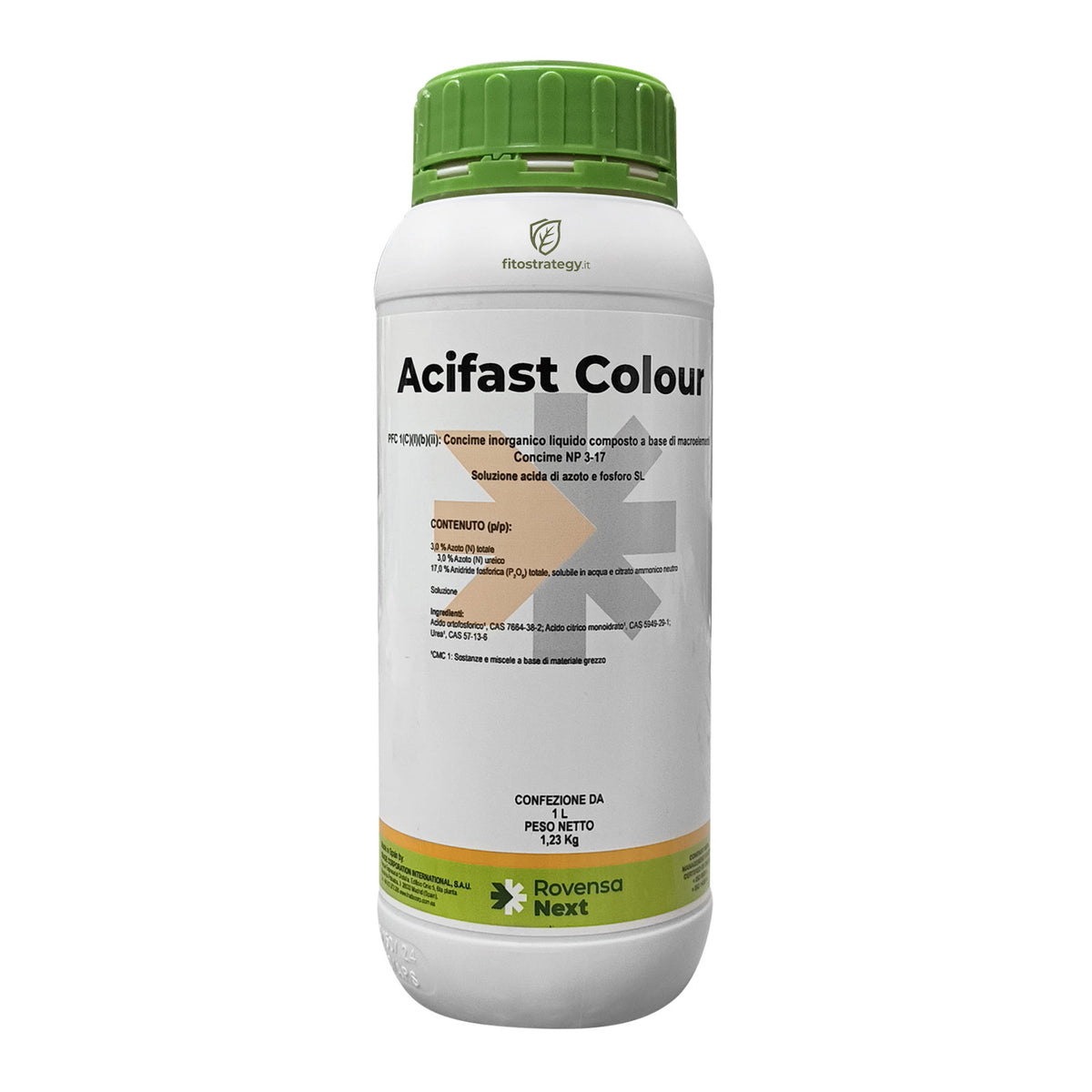 Acifast Colour 1 Litro Acidificante Regolatore pH Virante Colore Fitosanitari