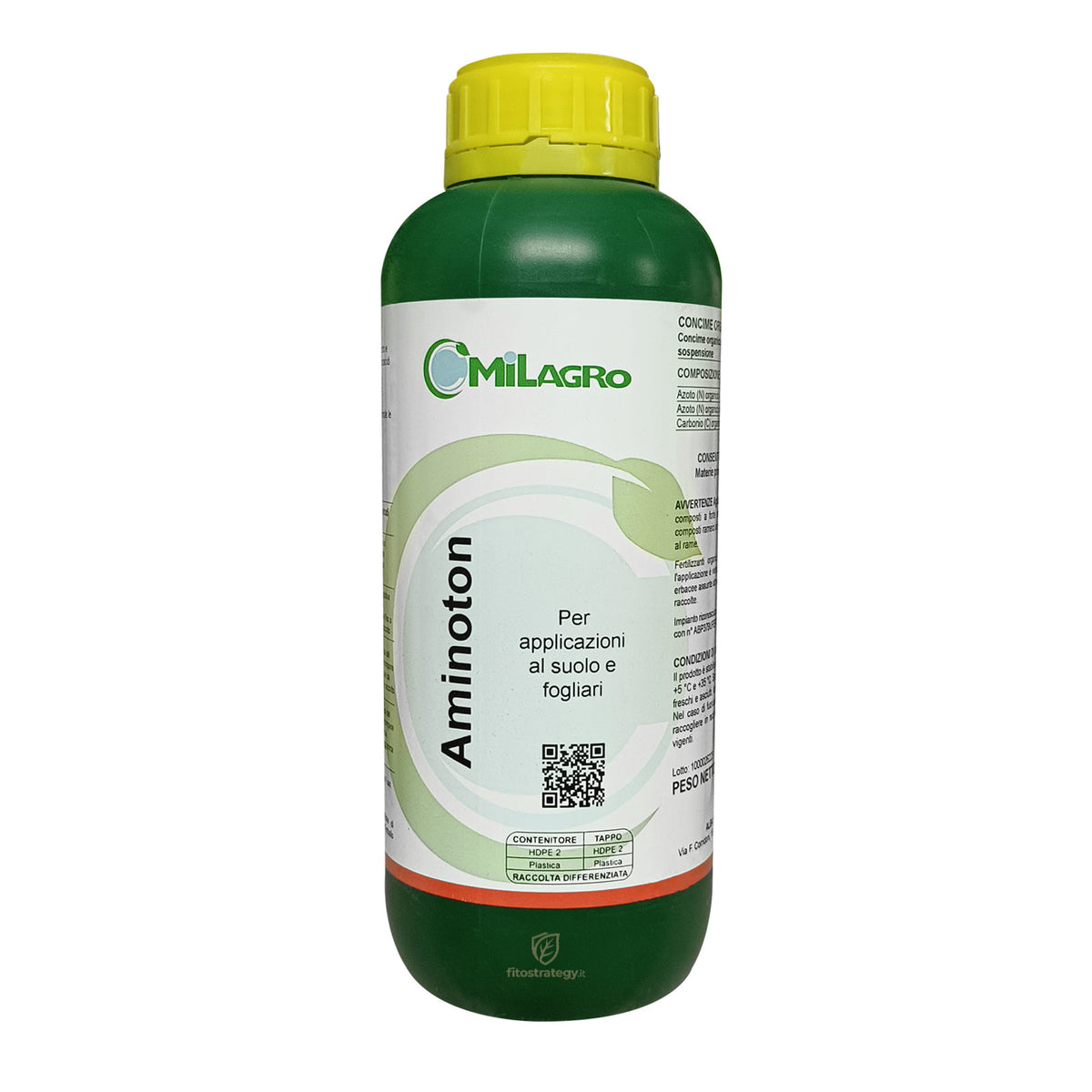 Aminoton 1 Litro Concime Organico Azotato Amminoacidi Biostimolante Antistress