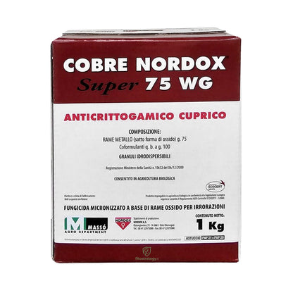 Cobre Nordox Super 75 WG - Fungicida Rameico ad Alta Concentrazione per Agricoltura Bio