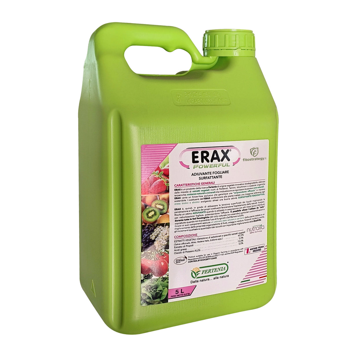 Erax Fertenia Concime Radicante Biostimolante Biologico Radici Trapianto 5 L