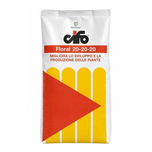 Floral 20-20-20 2,5 Kg Cifo Concime Idrosolubile NPK Bilanciato per Nutrizione Fogliare Professionale
