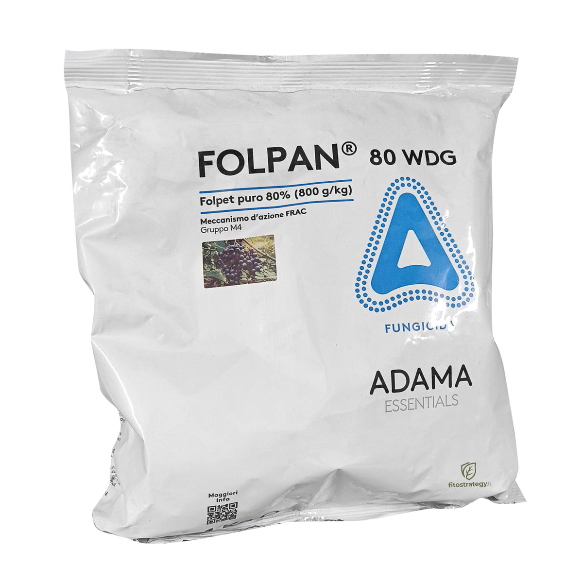 Folpan 80 WDG Fungicida Folpet 80% Peronospora Botrite Escoriosi Vite Orto 1 Kg