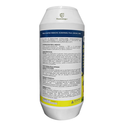 Adama Geotox 1Kg Insetticida In polvere Contro Formiche Zecche Pulci Scarafaggi