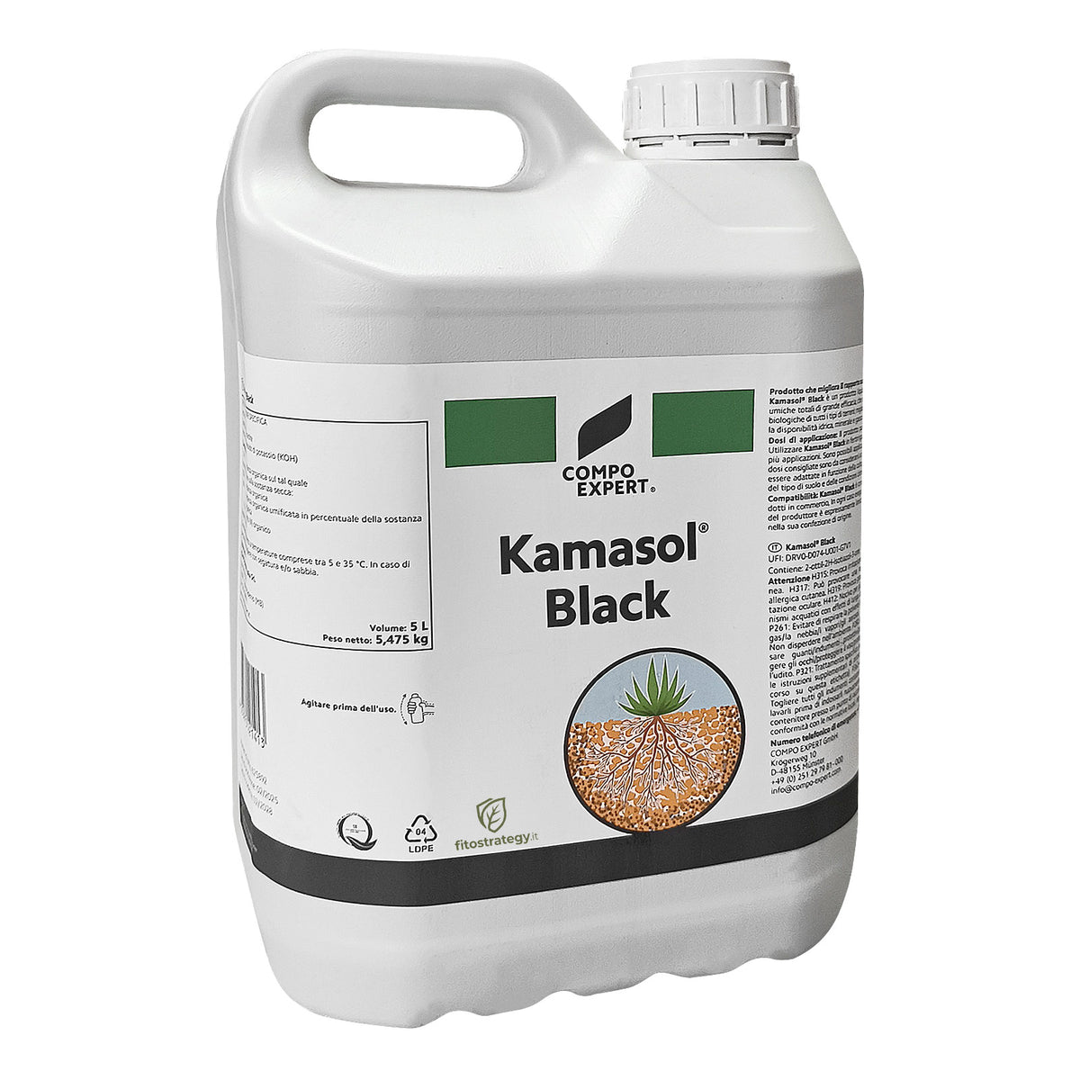 Kamasol Black Compo Expert 1 Lt Acidi Umici E Fulvici Biostimolante Radicale