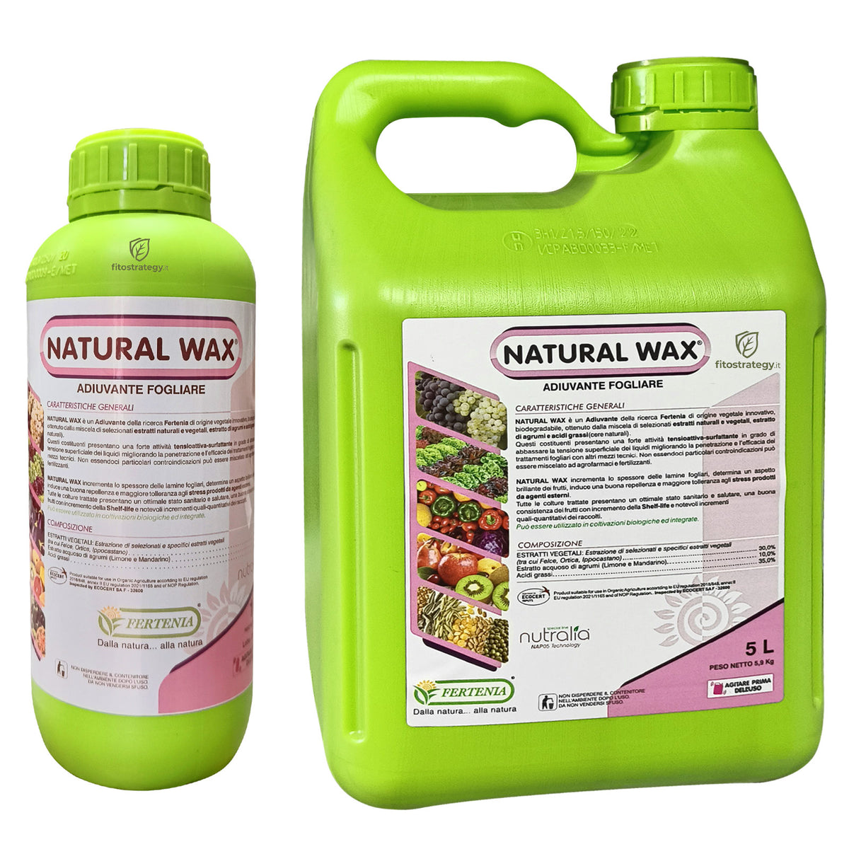Natural Wax Fertenia Adiuvante E Fitofortificante 1 Lt Per Colture E Orto