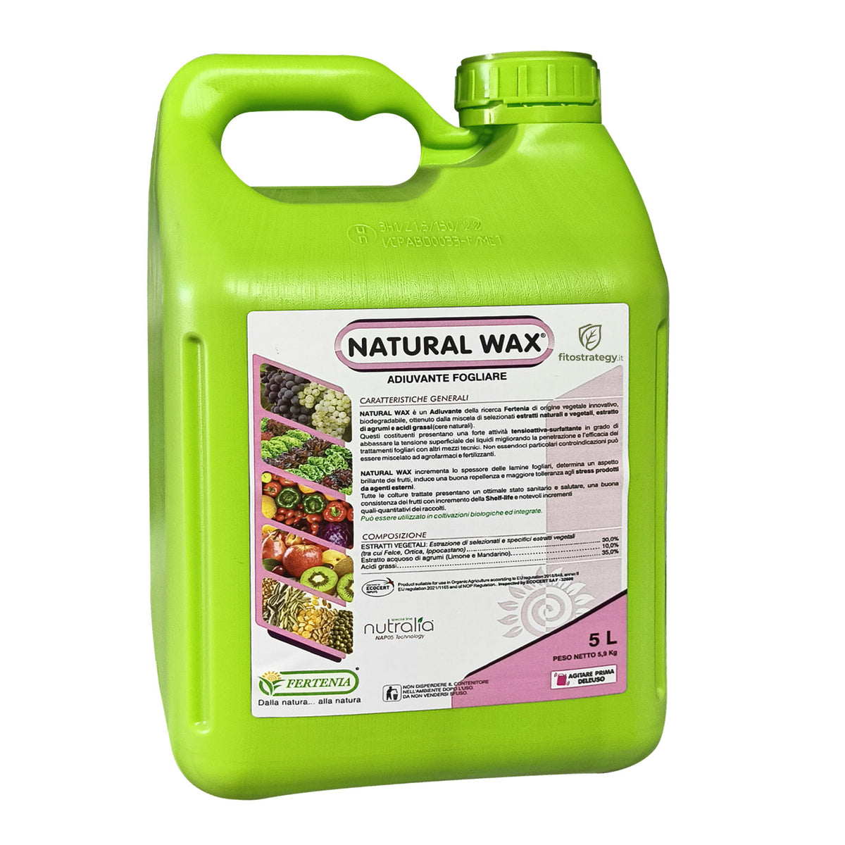 Natural Wax Fertenia Adiuvante E Fitofortificante 1 Lt Per Colture E Orto