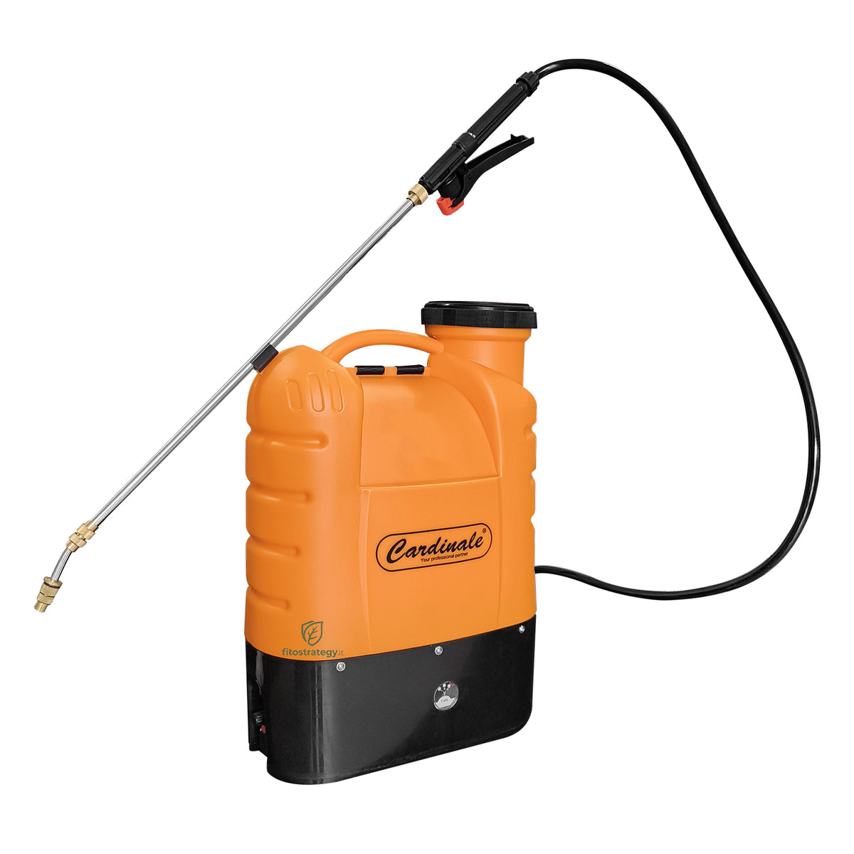 Pompa a Spalla Elettrica Cardinale 16 Lt Batteria Litio 12V 10Ah per Diserbo