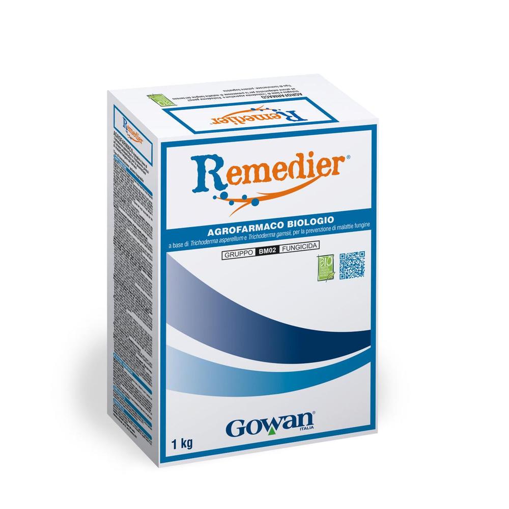 REMEDIER 1 Kg Gowan Fungicida Biologico preventivo a base di Trichoderma asperellum e gamsii