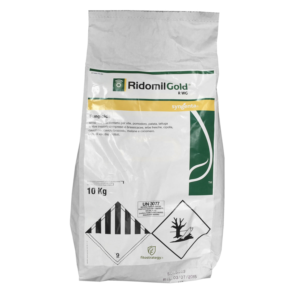 Ridomil® Gold R WG Syngenta - Fungicida Sistemico a base di Rame e Metalaxyl-M