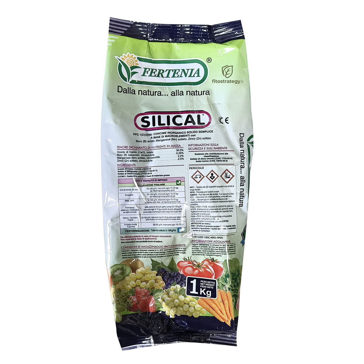 Silical Fertenia Concime Silicio E Calcio Biostimolante Biologico Orto Vite 1 L
