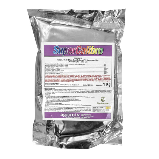Super Calibro 1 Kg Biostimolante Concime Per Ingrossamento E Pezzatura Frutti
