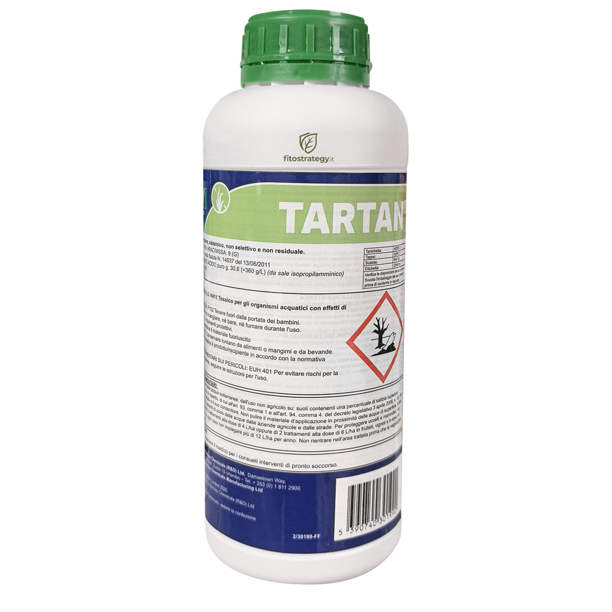 Tartan Barclay Erbicida Diserbante Totale Sistemico Glifosate 360 g/L Orto