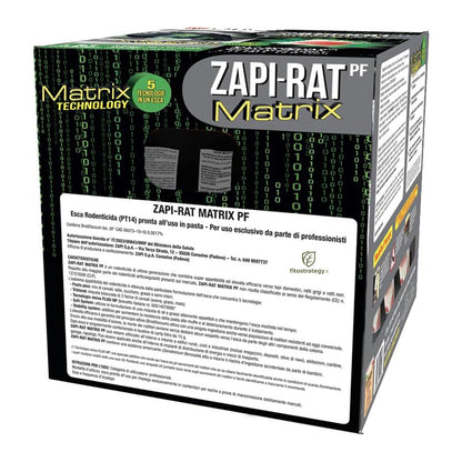 Zapi Rat Matrix 1,5 Kg Topicida Esca Rodenticida In Pasta Fresca Topi Ratti
