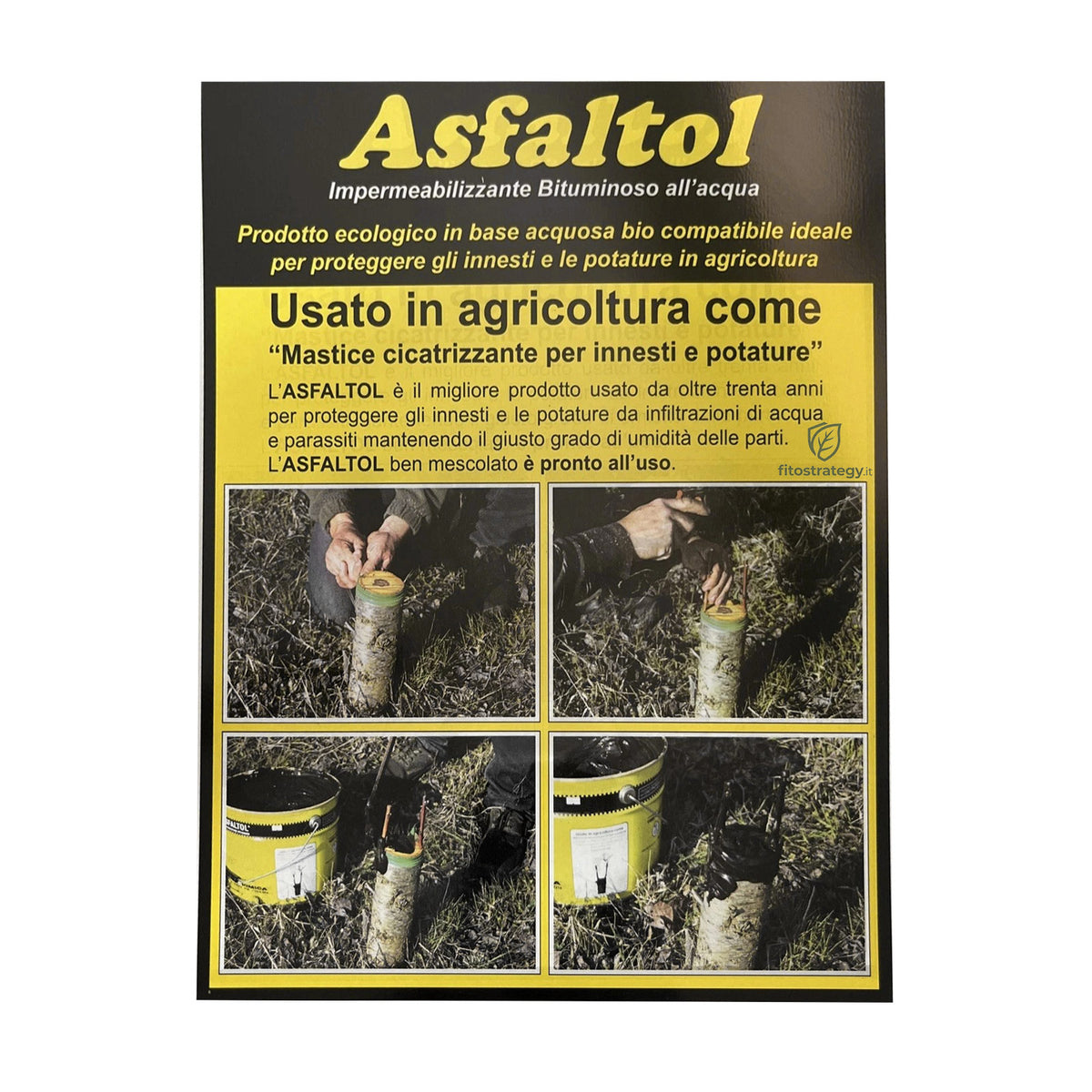 Asfaltol Mastice Per Innesti E Potature Pasta Bituminosa Protettiva Frutteto