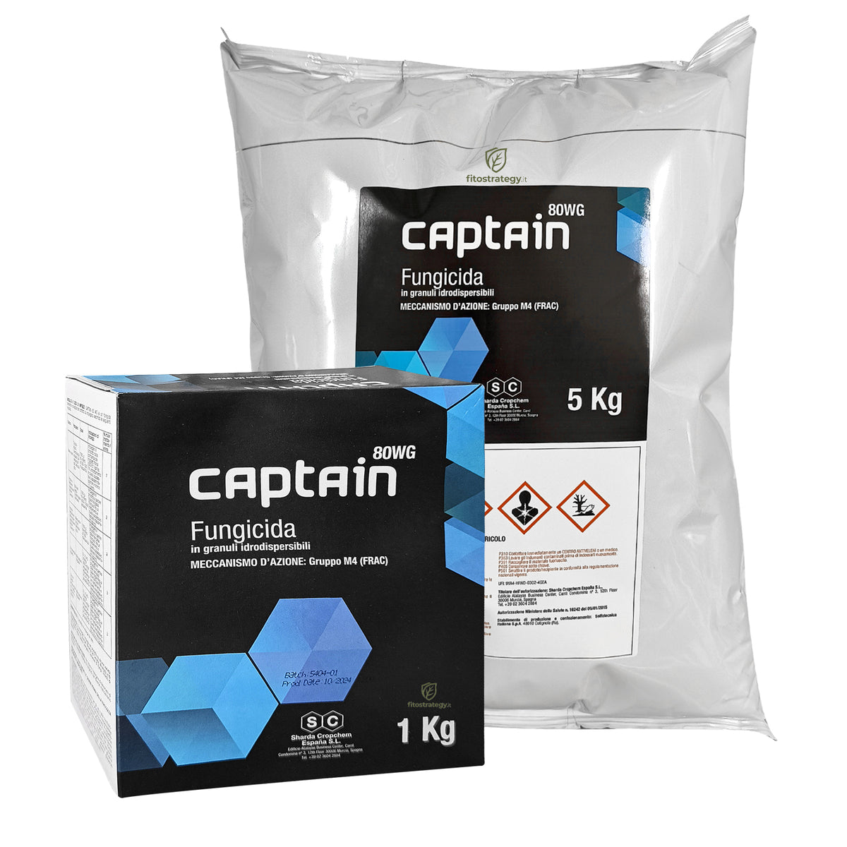 Captain 80 Wg Fungicida Captano Granuli Idrodispersibili Per Colture Frutteto