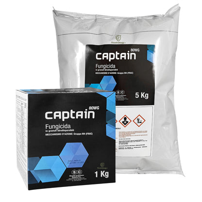 Captain 80 Wg Fungicida Captano Granuli Idrodispersibili Per Colture Frutteto