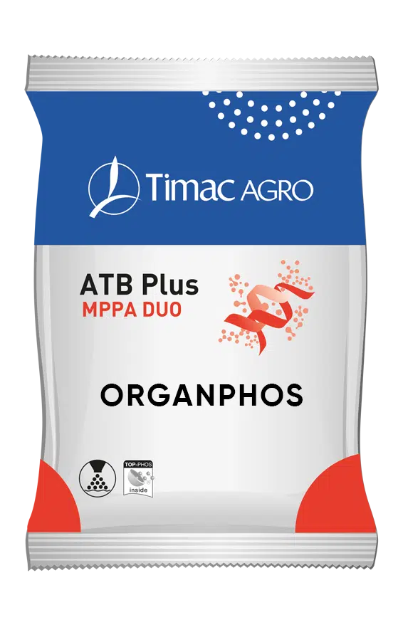 ORGANPHOS Concime organo-minerale NP (CaO-SO3)  Tecnologia MPPA e TOP-PHOS