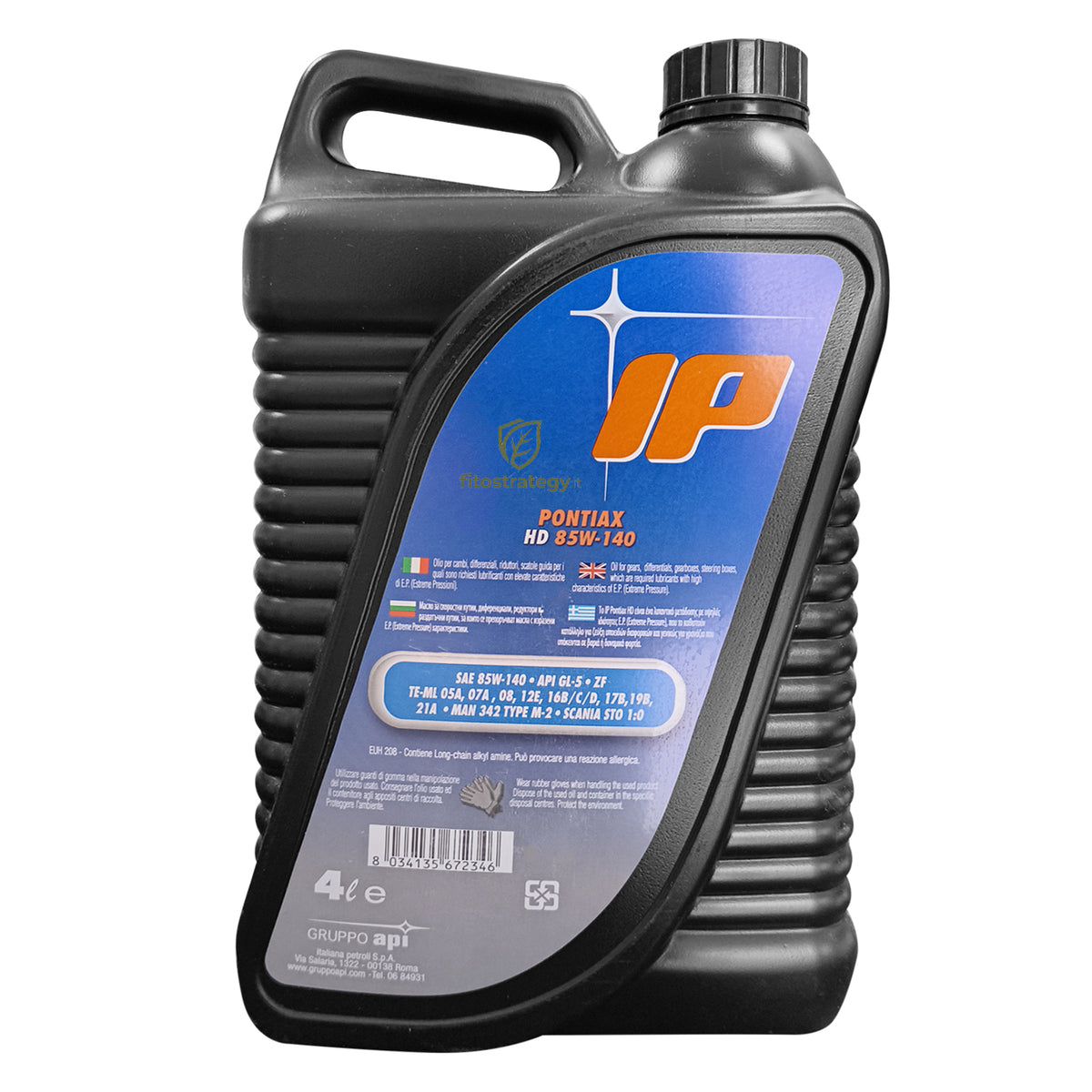4L Olio Cambio e Differenziali IP HD Pontiax 85W-140 Lubrificante Trasmissioni