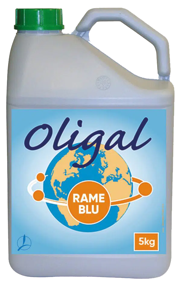 OLIGAL RAME BLU Concime a base di microelementi Soluzione di concime a base di rame (nitrato) con attivatore