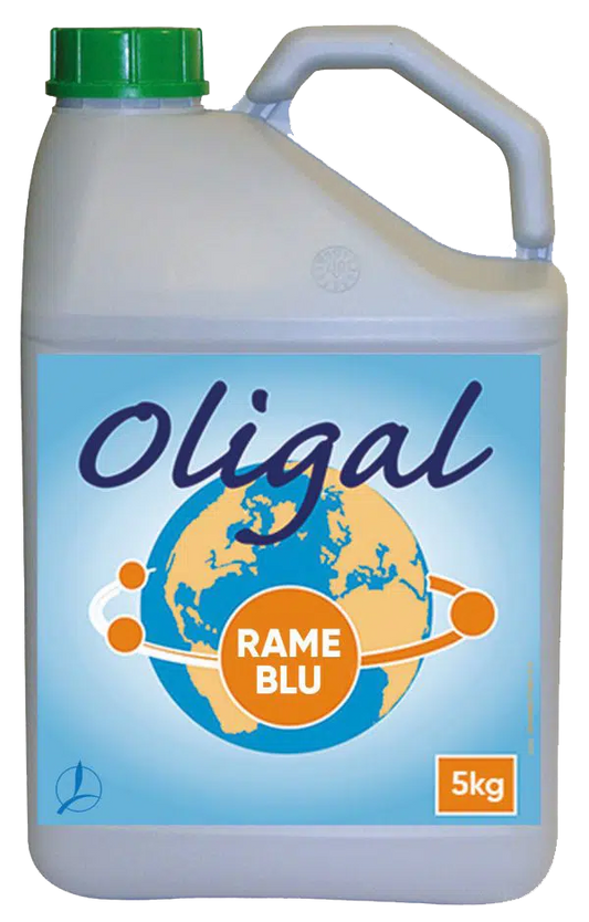OLIGAL RAME BLU Concime a base di microelementi Soluzione di concime a base di rame (nitrato) con attivatore
